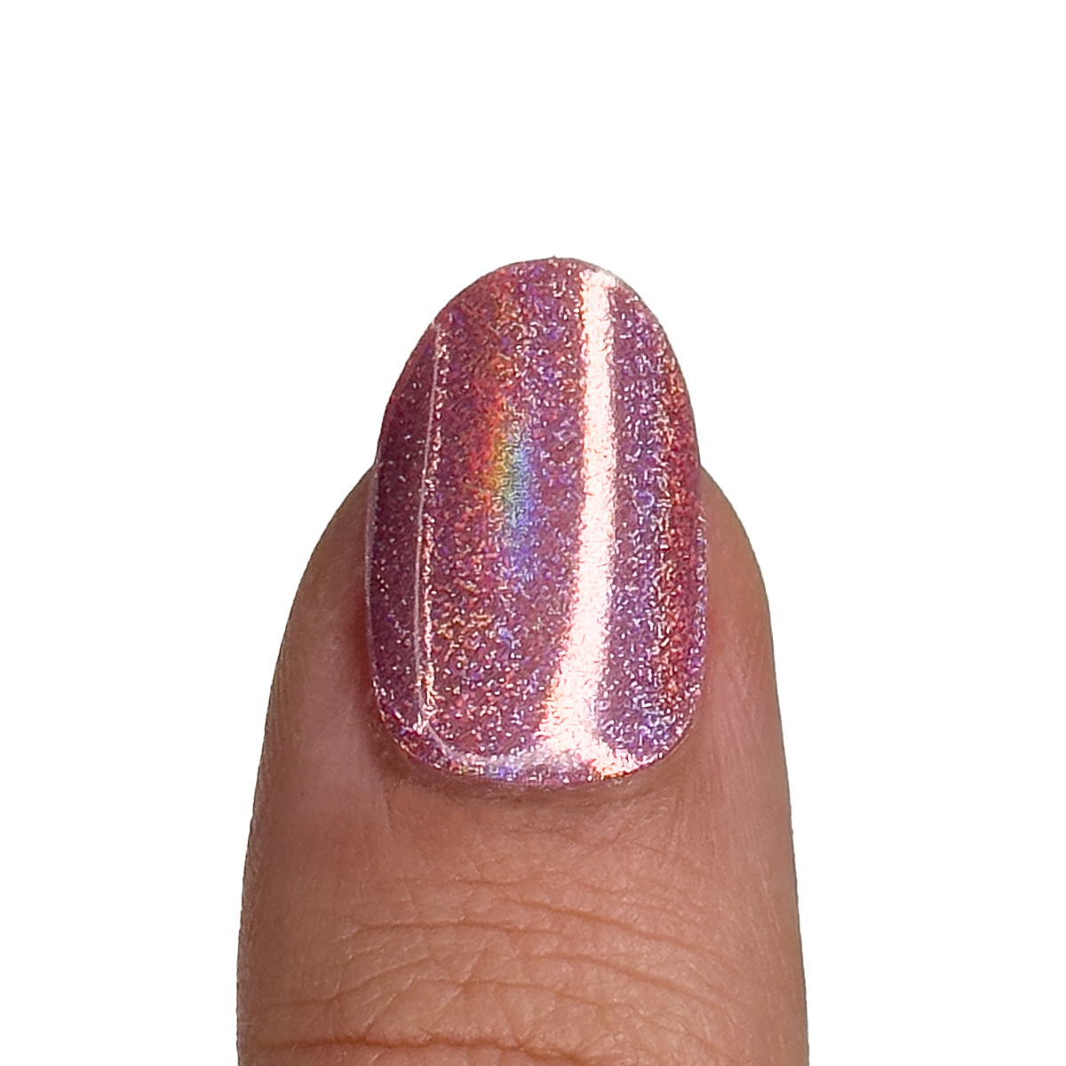 Brillo holográfico rosa