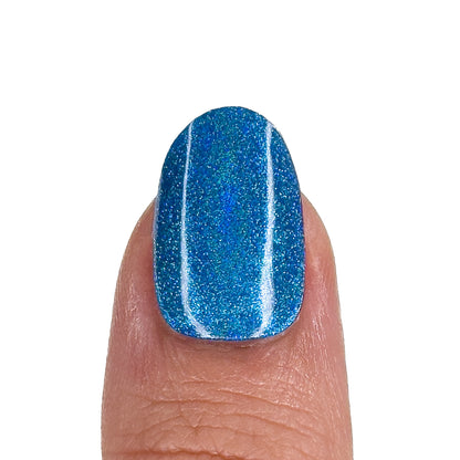 Blauer Holo-Glitzer