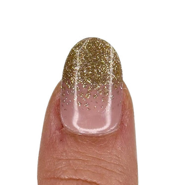 Transparent Gold Glitter