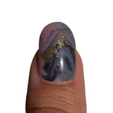 Marble Light Blue Purple - UVNAILZ